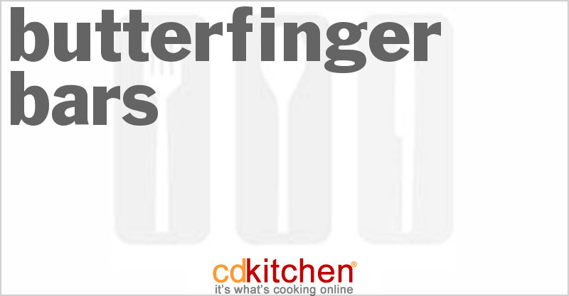 Butterfinger Bars - CDKitchen.com