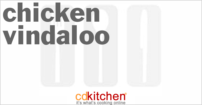 Chicken Vindaloo - CDKitchen.com