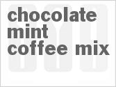 recipe for chocolate mint coffee mix