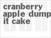 recipe for cranberry apple dump it cake