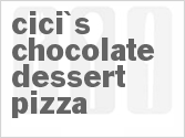 recipe for cici's chocolate dessert pizza