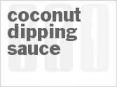 recipe for coconut dipping sauce