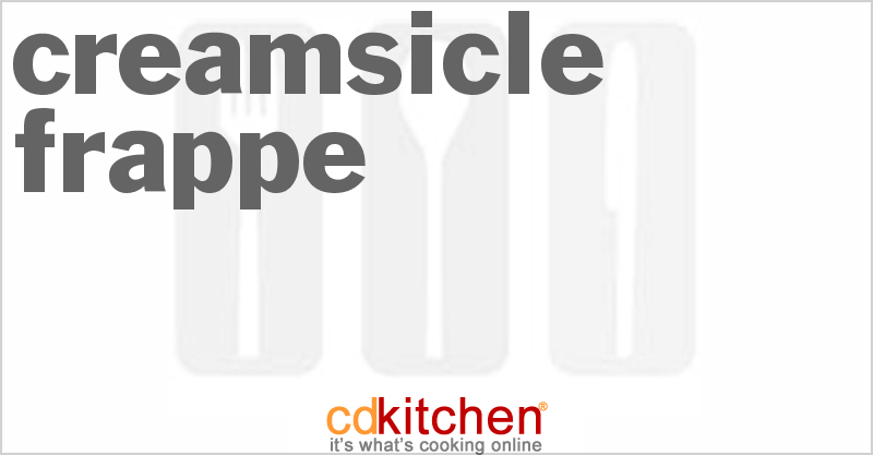 Creamsicle Frappe - CDKitchen.com