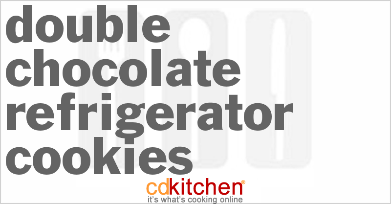 Double Chocolate Refrigerator Cookies - CDKitchen.com