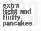 recipe for extra light and fluffy pancakes