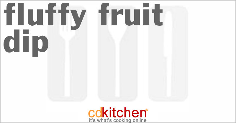Fluffy Fruit Dip - CDKitchen.com