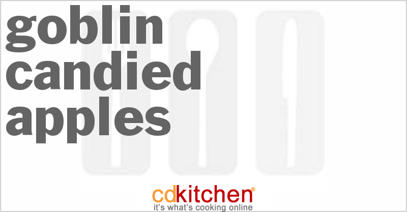 Goblin Candied Apples - CDKitchen.com