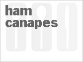 recipe for ham canapes