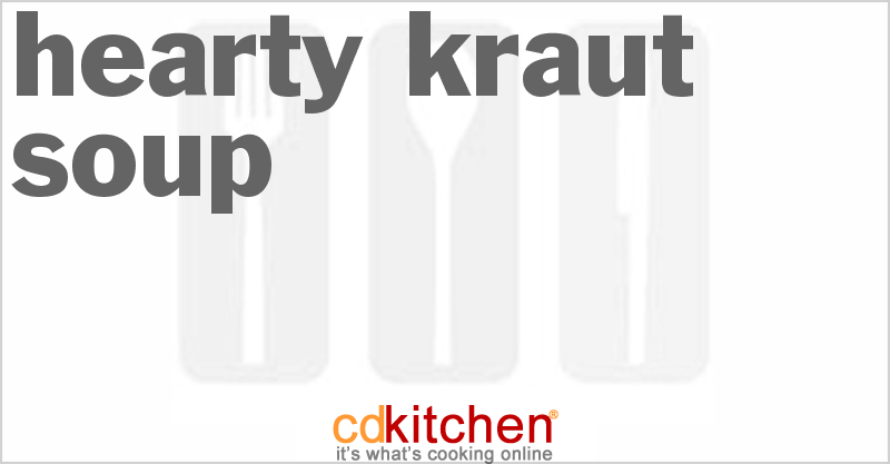 Hearty Kraut Soup - CDKitchen.com