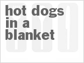 recipe for hot dogs in a blanket