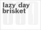 recipe for lazy day brisket