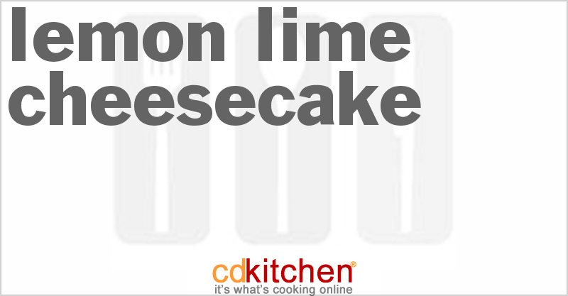 Lemon-Lime Cheesecake - CDKitchen.com