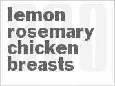 recipe for lemon-rosemary chicken breasts