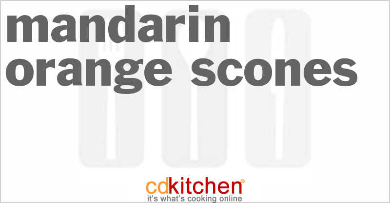 Mandarin Orange Scones - CDKitchen.com