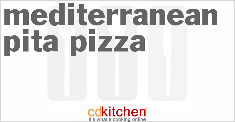 Mediterranean Pita Pizza - CDKitchen.com