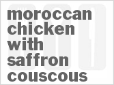 recipe for moroccan chicken with saffron couscous
