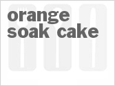 recipe for orange soak cake