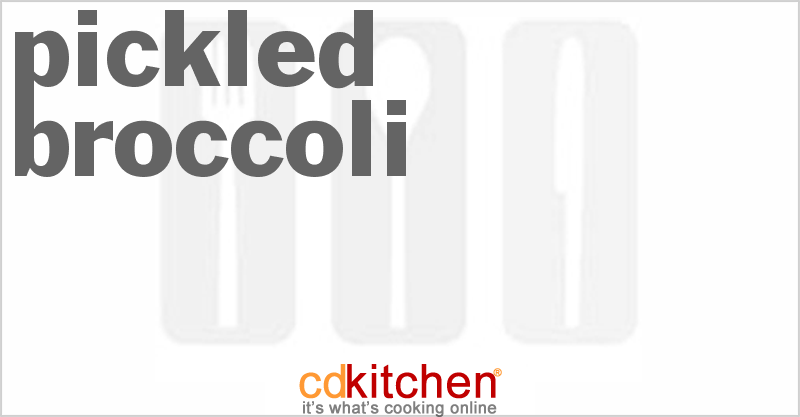 Pickled Broccoli - CDKitchen.com