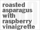 recipe for roasted asparagus with raspberry vinaigrette