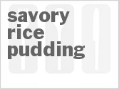 recipe for savory rice pudding