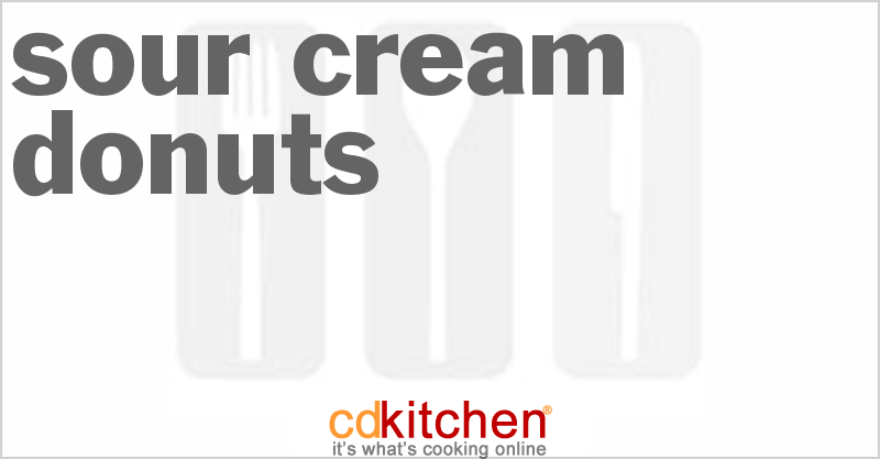 Sour Cream Donuts - CDKitchen.com
