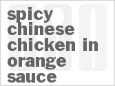recipe for spicy chinese chicken in orange sauce
