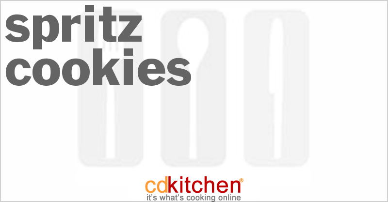 Spritz Cookies - CDKitchen.com