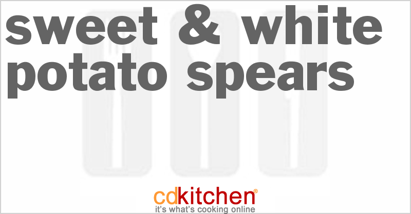 Sweet & White Potato Spears - CDKitchen.com