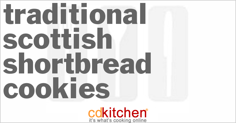Traditional Scottish Shortbread Cookies - CDKitchen.com