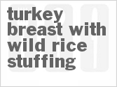 recipe for slow cooker turkey breast with wild rice stuffing