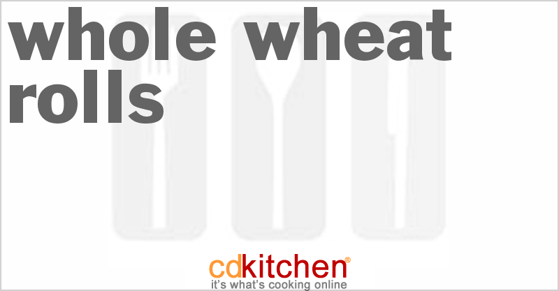 Whole Wheat Rolls - CDKitchen.com