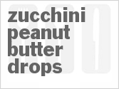 recipe for zucchini peanut butter drops