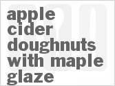 recipe for apple-cider doughnuts with maple glaze