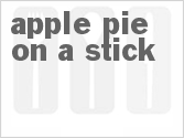 recipe for apple pie on a stick