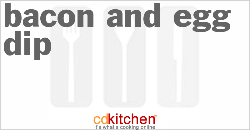 Bacon and Egg Dip - CDKitchen.com