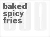 recipe for baked spicy fries