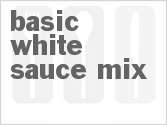 recipe for basic white sauce mix