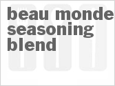 recipe for beau monde seasoning blend