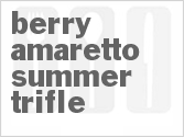 recipe for berry-amaretto summer trifle