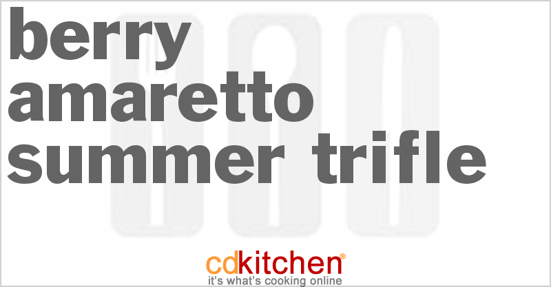 Berry-Amaretto Summer Trifle - CDKitchen.com
