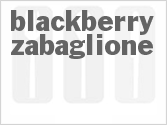 recipe for blackberry zabaglione
