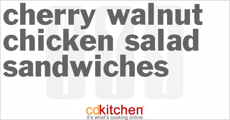 Cherry-Walnut Chicken Salad Sandwiches - CDKitchen.com