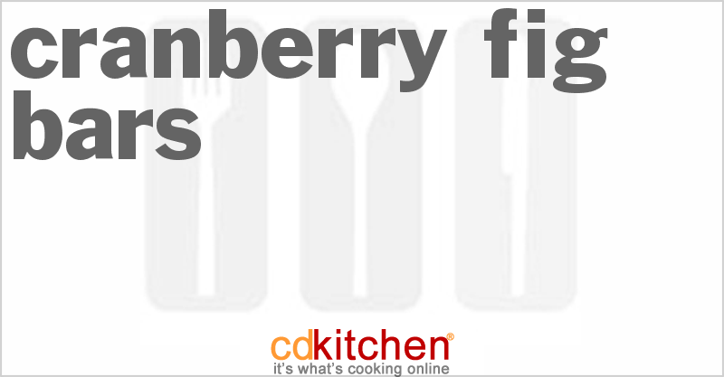 Cranberry Fig Bars - CDKitchen.com
