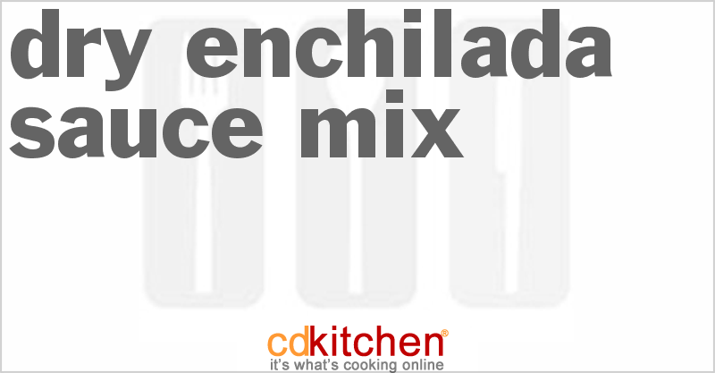 Dry Enchilada Sauce Mix - CDKitchen.com