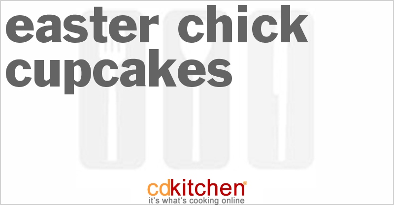 Easter Chick Cupcakes - CDKitchen.com