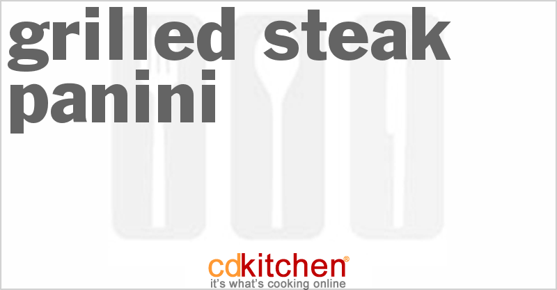 Grilled Steak Panini - CDKitchen.com