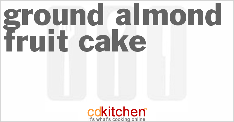 Ground Almond Fruit Cake - CDKitchen.com