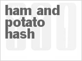 recipe for slow cooker ham and potato hash
