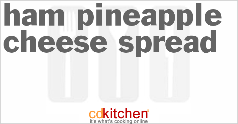 Ham Pineapple Cheese Spread - CDKitchen.com
