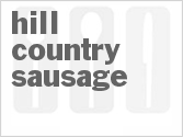 recipe for hill country sausage